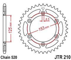 JTR210,40 Звезда задняя
