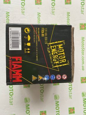 Мотоакумулятор FIAMM FTX5L-BS 12V 4Ah,д. 114, ш. 71, в. 106, электролит в к-те, вес 3,5 кг,CCA(-18C):50