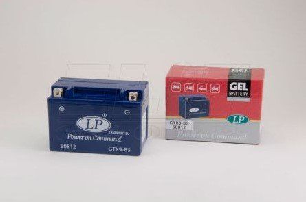 Мотоакумулятор LP GEL MG GTX9-BS 12V,8Ah,д. 152, ш. 88, в.106, вес 3,5 кг, (YTX9-bs)