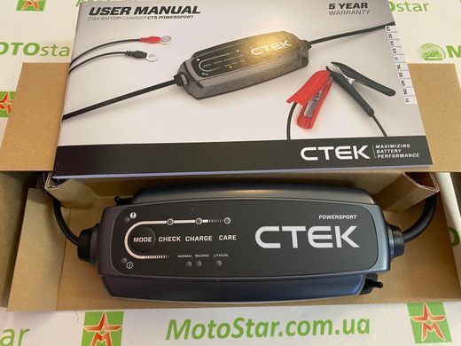 СТЕК CT5 Powersport EU 12V / 2.3 A - Зарядний пристрій, 40-310