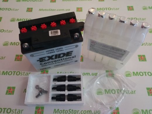 EXIDE 12N9-3B Аккумулятор 9 А/ч, 85 А, (-/+), 135х75х139 мм