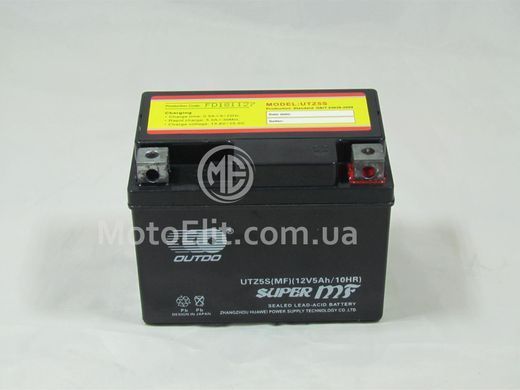 Акумулятор Outdo UTZ5S, 12V 4Аh, пастовый, MF, 113x70x86 мм, DELTA 110/125