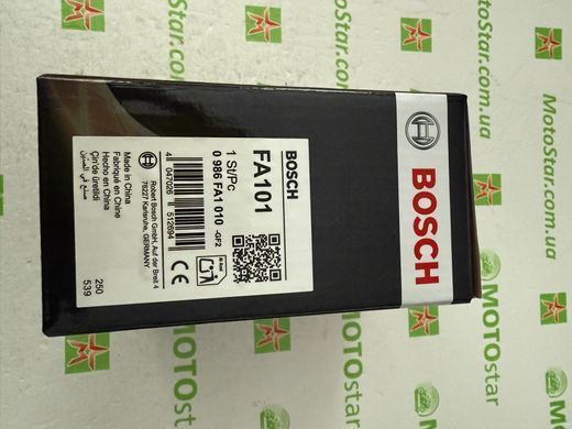 Аккумулятор BOSCH 0 986 FA1 010 (YTX7L-BS) AGM 6Ah 100А, Factory Activated, 113х70х130 мм