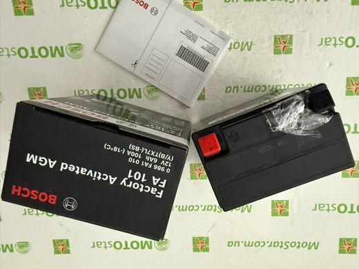 Аккумулятор BOSCH 0 986 FA1 010 (YTX7L-BS) AGM 6Ah 100А, Factory Activated, 113х70х130 мм