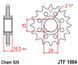 JTF1904,17RB Передня зірочка KTM ADVENTURE, DUKE, RC8, SM, SMR, SUPER ADVENTURE, SUPER DUKE 950-1290 2003-2020