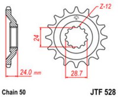 JT JTF528.17 - Зірка передня