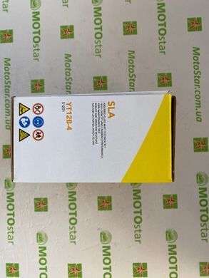 Мотоакумулятор LP SLA MB YT12B-4 SLA-технологія, монтаж в будь-якому положенні -12V, 10Ah, д 150, ш 69, в 130, вага 3,5 кг