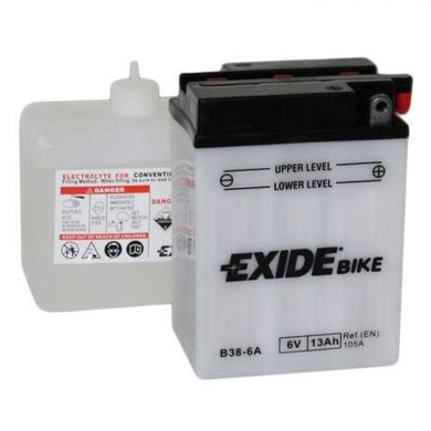 EXIDE B38-6A Акумулятор 13 А/ч, (-/+), 119х83х162 мм
