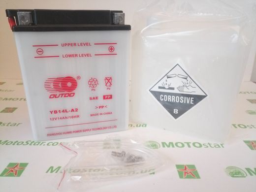 Outdo YB14L-A2 12V 14Ah. Аккумулятор