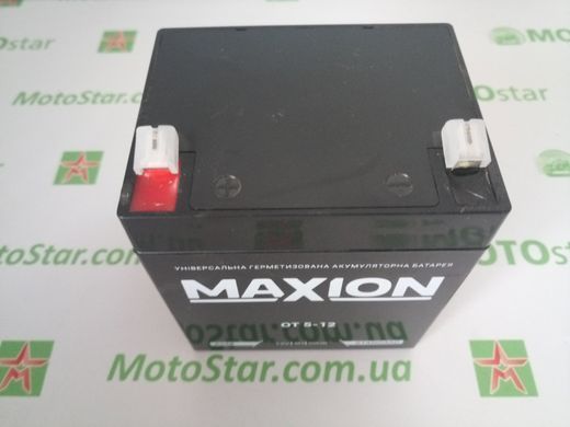 Промисловий акумулятор MAXION OT5-12, AGM 12V 5Ah L+