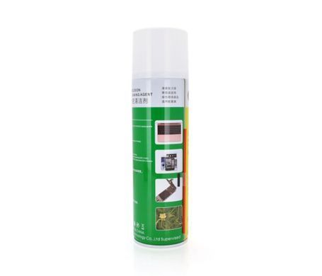 Спрей BAKKU BK-5500, 550 ml - для очищення дисплеїв, тачів, плат від оксидів та інших цілей, 500 мл