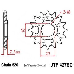 JT JTF427.12SC - Звезда передняя