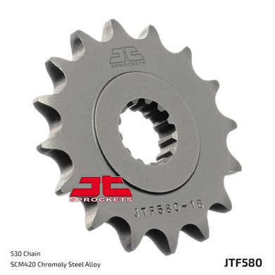 JTF580,15 Звезда передняя YAMAHA FZ, FZ6, FZR, FZX, GTS, YZF, YZF-R6 600-1000 1985-2020