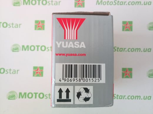 YUASA YTZ7S Акумулятор 6,3 А/ч, 130 А, (-/+), 113х70х105 мм