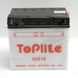 Мотоакумулятор TOPLITE 52515 12V,25Ah,д. 186, ш. 130, в.171, объем 1,8, вес 6,5 кг