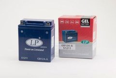 Мотоакумулятор LP GEL MG GB12A-A 12V,12Ah,д. 135, ш. 81, в.161, вес 4,4кг,залит