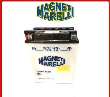 MOB14L-A2 - MAGNETI MARELLI - 14AH / 190A 12V P + стартерний акумуляторна батарея