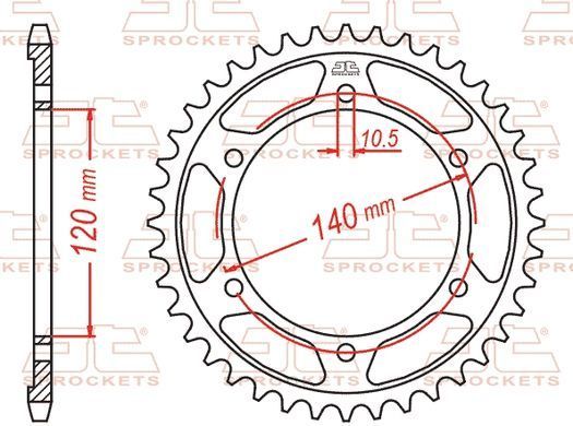 PBR 498 49 C45 KAWASAKI VN, ZX, ZXR, ZZR; SUZUKI GSX, GSX-R, TL 500-1300 1989-2007 (JTR499.49)