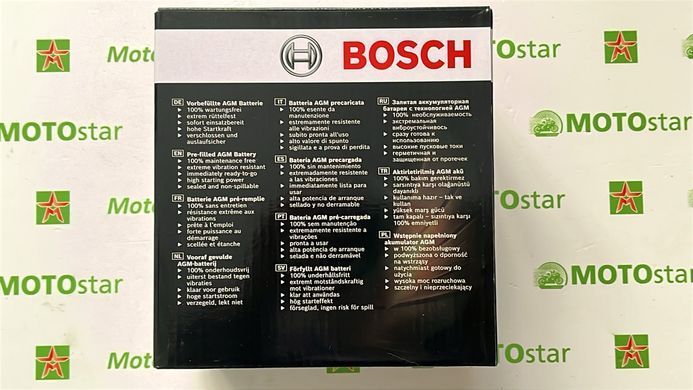 Мотоаккумулятор BOSCH 0 986 FA1 340 30Ah/385A (166x126x173/+R/B0) (AGM) Factory Activated AGM