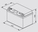 Мото аккумулятор YT12A-BS, YT12A-4, BOSCH 0092M60160 M6 AGM, 12V 11AH 160A