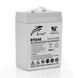 Акумуляторна батарея AGM RITAR RT640, Gray Case, 6V 4Ah (70х47х99 (107)) Q20, вага 0,62кг