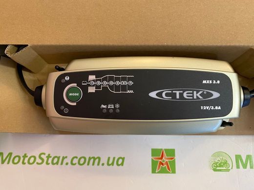 CTEK MXS 3.8 EU-F 12V / 3.8A - Зарядний пристрій, 40-001