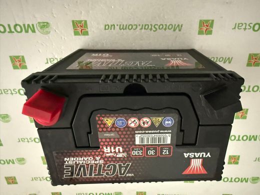 Аккумулятор YUASA U1R 12В 30Агод. 330А R+ Не обслуживается 194x125x178 мм для генератора