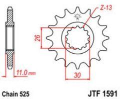 JT JTF1591.16 - Звезда передняя