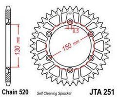 JT JTA251.51BLK - Звезда задняя легкосплавная YAMAHA YZ/YZF/WRF '99-'20
