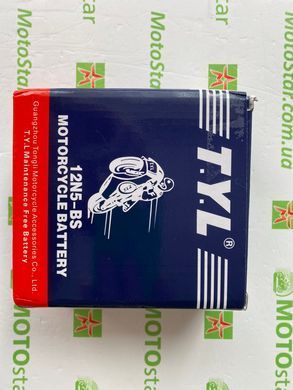 Гелевый аккумулятор T.Y.L 12N5-BS Gel battery -/+, 12V, 5Ah, 60 А, 120x60x130 мм (12N5-3B) вес 1,93кг