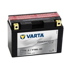 VARTA YT9B-4 / YT9B-BS, 12В 8Ah 115А L+ 149x70x105мм