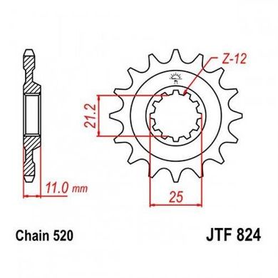 JT JTF824.15 - Зірка передня