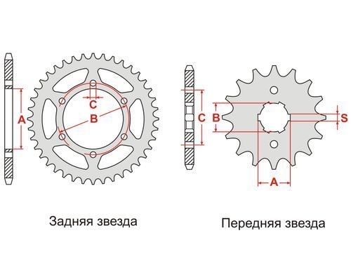 Kovi gns 300 2024р JTF287.14 - Звезда передняя 520 шаг