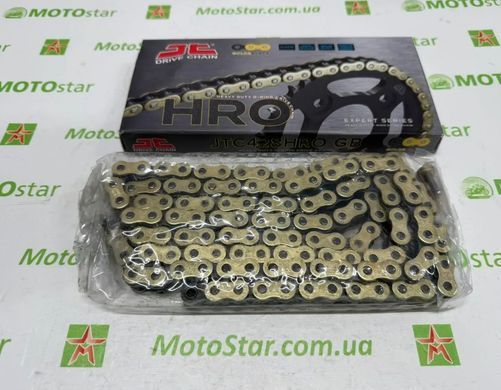Приводная цепь JT JTC428HROGB124SL HEAVY DUTY O-RING (усиленная с сальниками O-ring)