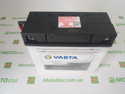 VARTA 51913 Powersports / 519013017A514 Аккумулятор 19 А/ч, 240 А, 186х82х171 мм