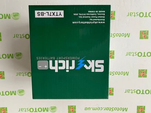 Аккумулятор YTX7L-BS 112x70x130 12V 6ah Skyrich