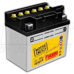 Мотоакумулятор FIAMM FB16CL-B 12V, 19Ah, д. 176, ш. 101, в.175, обсяг 1,2, вага 6,1 кг, CCA (-18C): 200, електроліт в к-ті