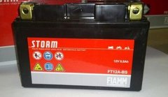 Мотоакумулятор FIAMM FT12A-BS 12V, 9,5Ah, д. 152, ш. 88, в.106, електроліт в к-ті, вага 3,6 кг, CCA (-18C): 175