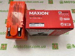 YTR4A-BS MAXION Мото акумулятор, 12V, 2,3Ah, 113x48x85 мм