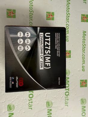 YTZ7S Акумулятор 12V 6Аh/10HR гелевий, 114x69x106 мм, чорний, OUTDO