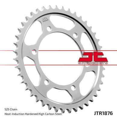 JT JTR1876.43 - Звезда задняя SUZUKI GSX-R, GSX-S; YAMAHA FJ-09, FZ-07, FZ-09, FZ-10, MT-07, MT-09, MT-10, TRACER, XSR, XTZ, YZF-R6 600-1000 2006-2020