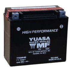 YUASA YTX20H-BS Мото аккумулятор 18 А/ч, 310 А, (+/-), 175х87х155 мм
