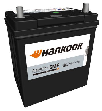 Аккумулятор HANKOOK 12В 40Агод./360А (L+ тонкие клеммы (японские транспортные средства)) 187x127x220мм, B0 +/-