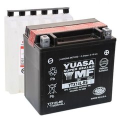 YUASA YTX14L-BS Мото аккумулятор 12 А/ч, 200 А, (-/+), 150х87х145 мм