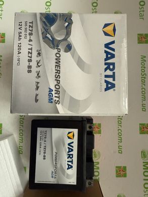 VARTA TTZ7S-BS (TTZ7S-4) 507902011A514 Powersports Аккумулятор 5 А/ч, 120 А, (-/+), 113х70х105 мм
