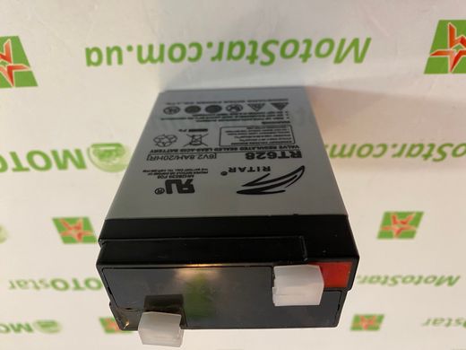 Аккумуляторная батарея AGM RITAR RT628, Gray Case, 6V 2.8Ah ( 66х34х 97 (103 ) ) Q25