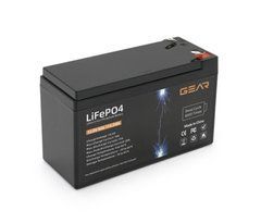 Литий-железо-фосфатный аккумулятор GEAR LiFePO4 12.8V 9AH (BMS-10A/10A), (150x65x95), 1kг до 6000 циклов, Q8
