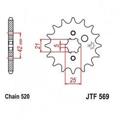JT JTF569.14 - Звезда передняя