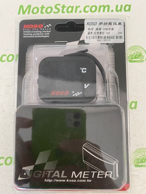 Koso покажчик температури вольтметр + usb вихід BA024R11