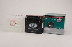 Мотоакумулятор LP AGM MB YTX14L-BS 12V,12Ah,д. 150, ш. 87, в.146, электролит в к-те, вес 3,6 кг